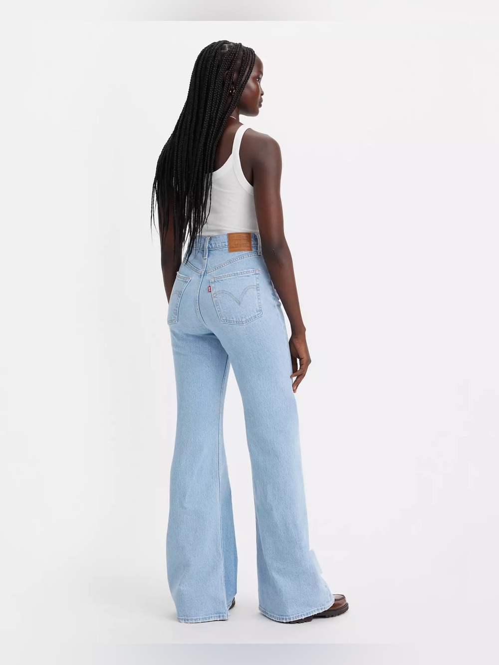 Levi's Premium Ribcage Bell Marin Wash Jean Vintage 70’s Size 32x34
